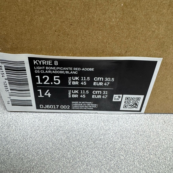 Kyrie 8 'Light Bone Picante Red' - Picture 6 of 7